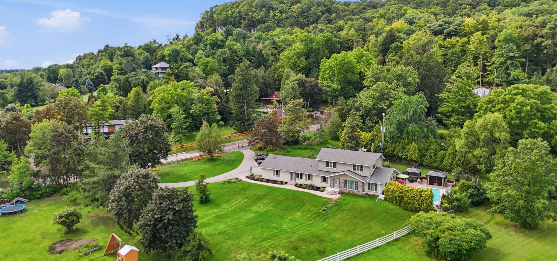 2 storey home on one acre in the countryside