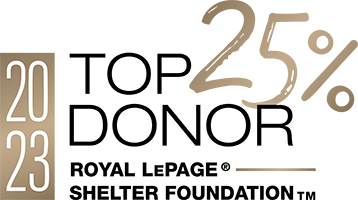 2021 Top Donor Royal LePage Shelter Foundation